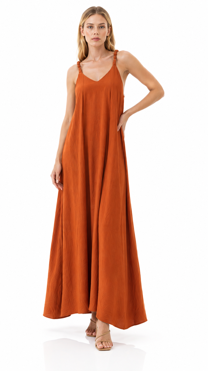 Vestido Siena Terracota