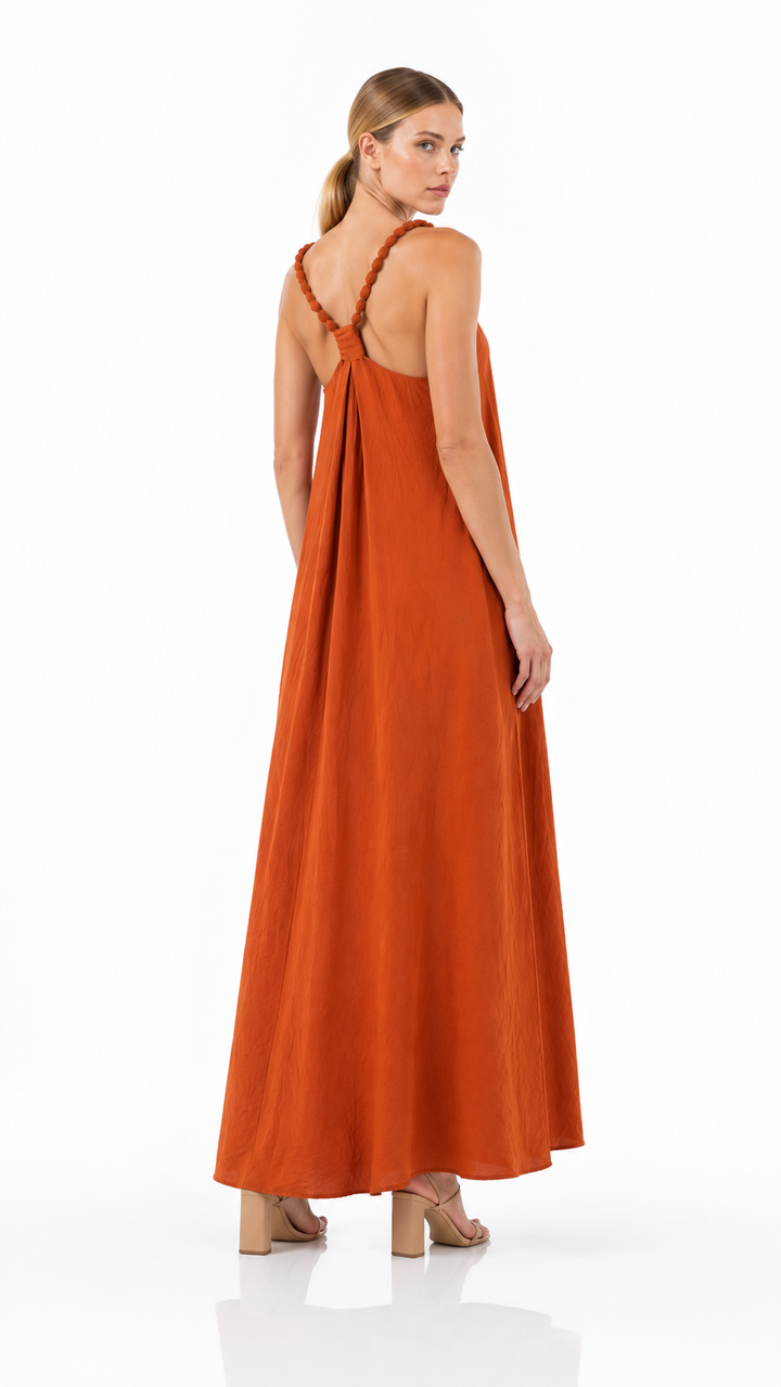 Vestido Siena Terracota