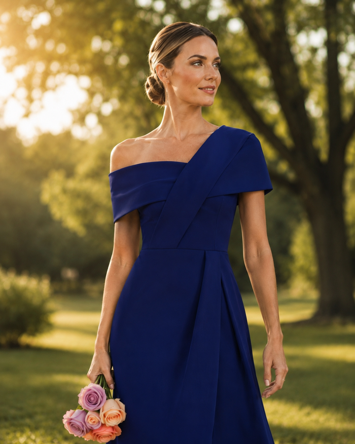 Azure Élan Couture Gown