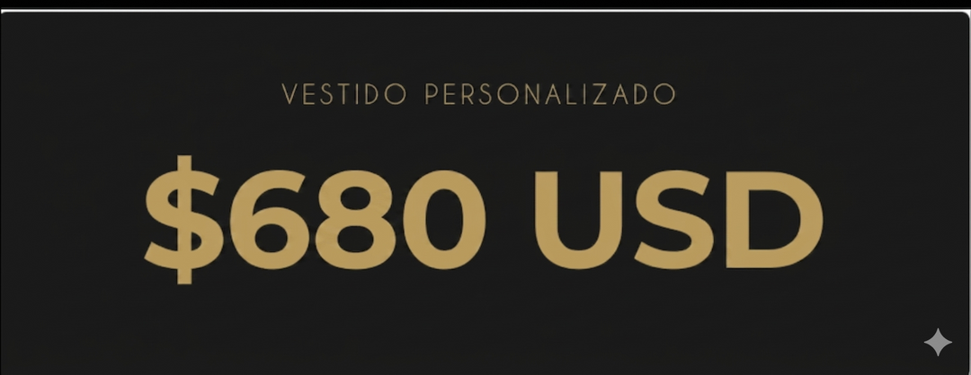 Pago Final Vestido Personalizado 650