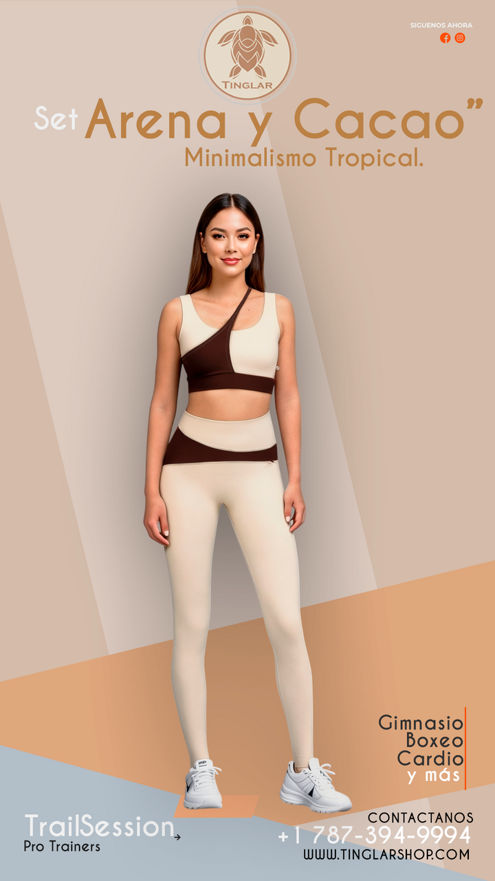 Set Arena y Cacao Beige - Marron