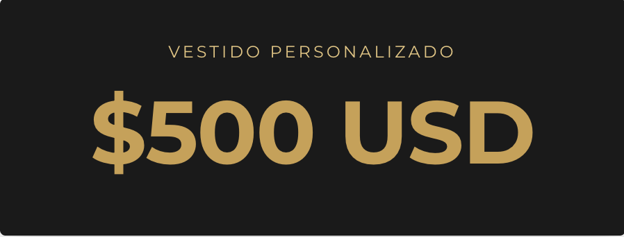 Pago Final Vestido Personalizado 500